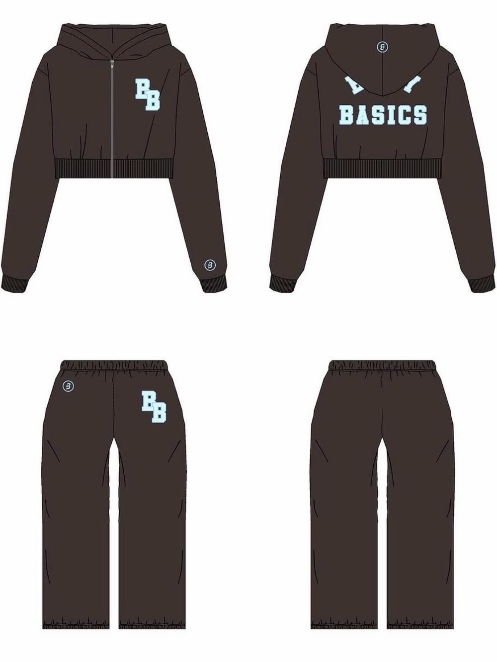 Body by Raven Tracy university sweatset